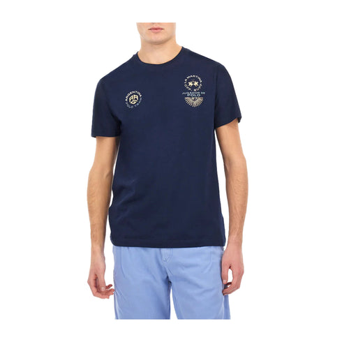 La Martina T-shirt T-shirt Uomo con grafiche Argentina M P25 - LA MARTINAMAR303JS388 - 07017 - M - Francavilla Moda